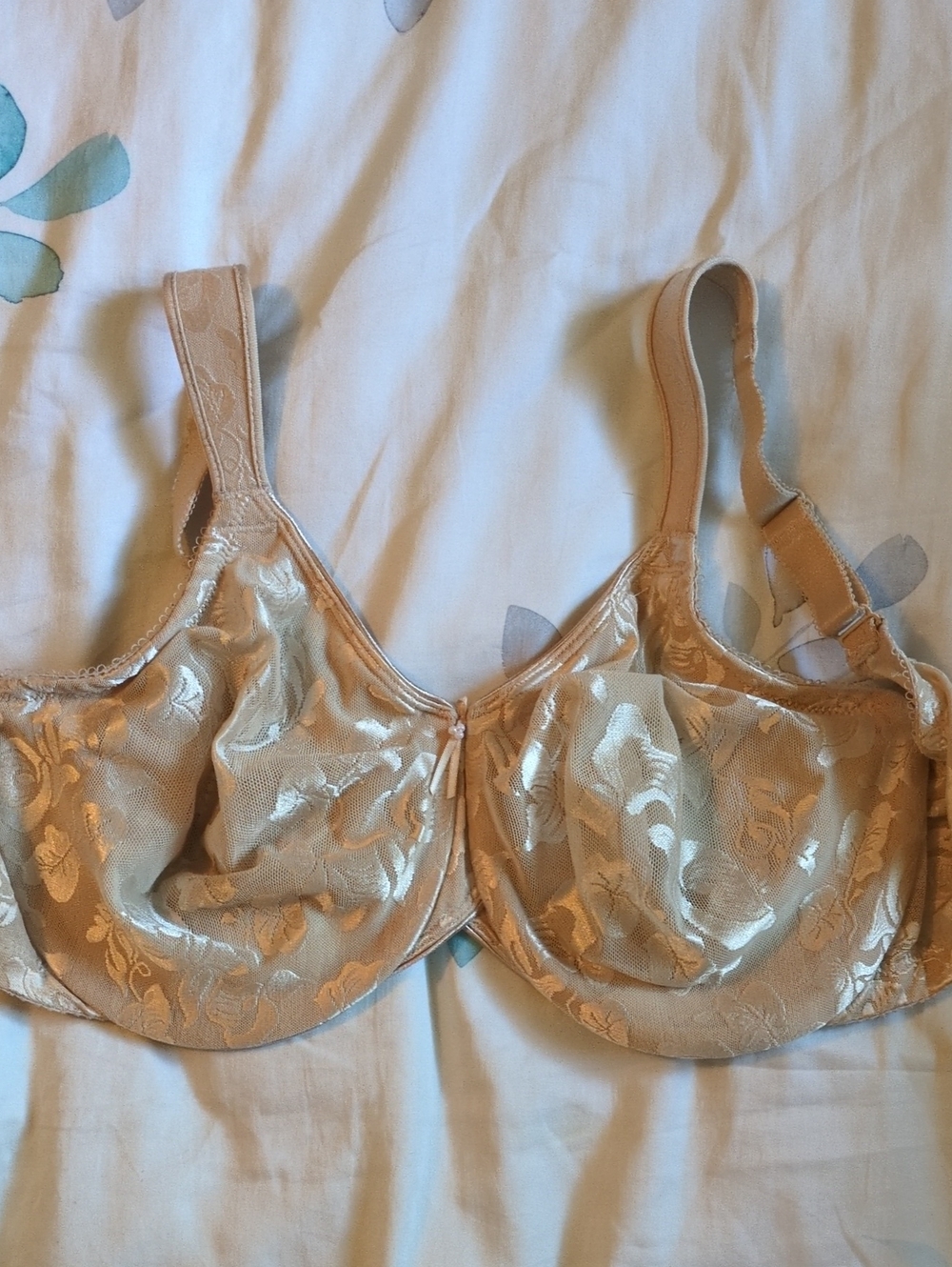 Wacoal Awareness Bra 36DDD 85567 Beige Full-Coverage Underwire Bra